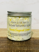 Load image into Gallery viewer, Sweet Sugared Lemon Sugar Whipped Soap
