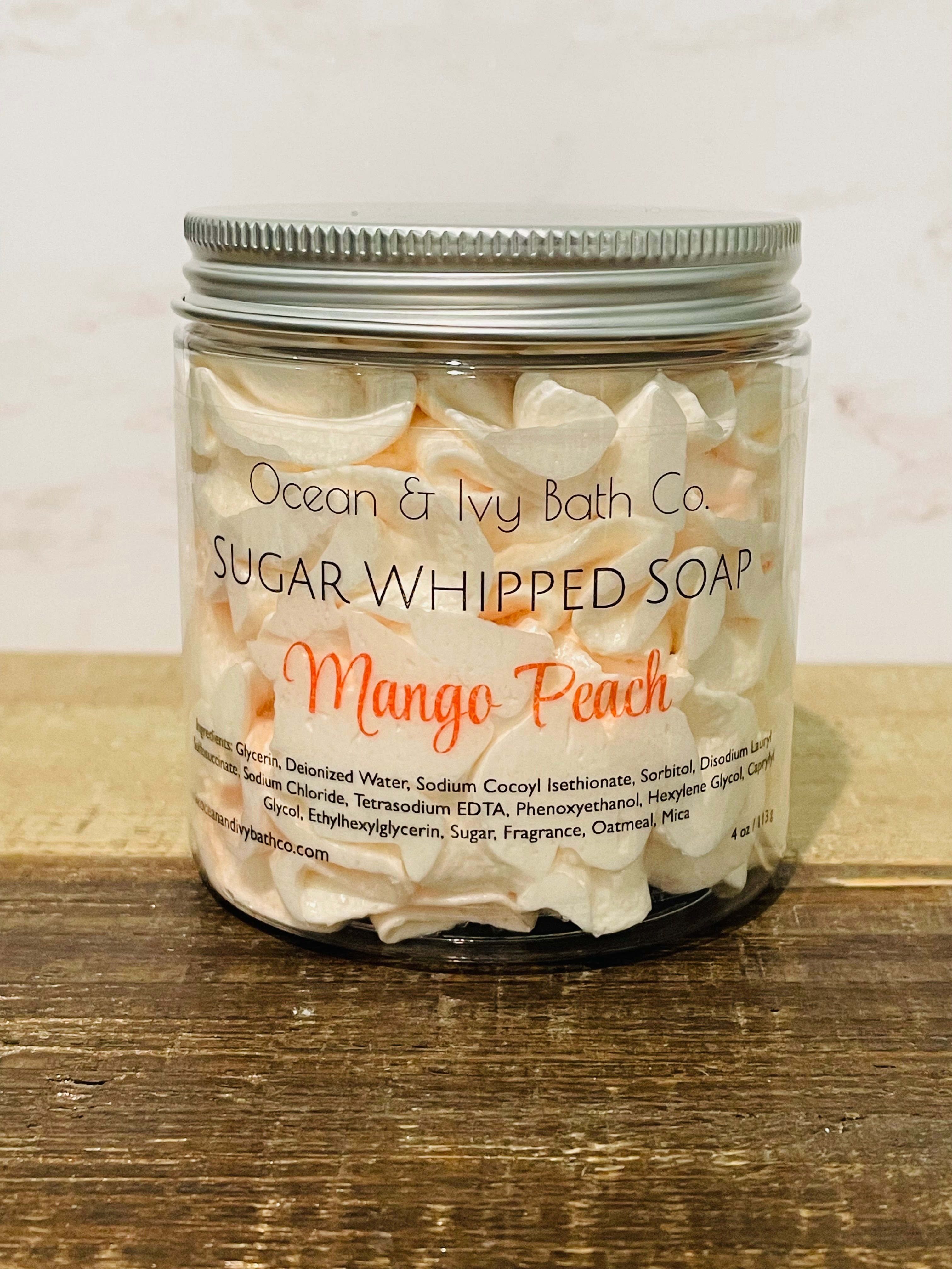 Mango & Peach Sugar Whipped Soap