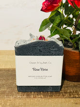 Load image into Gallery viewer, Rose Noire Charcoal Soap
