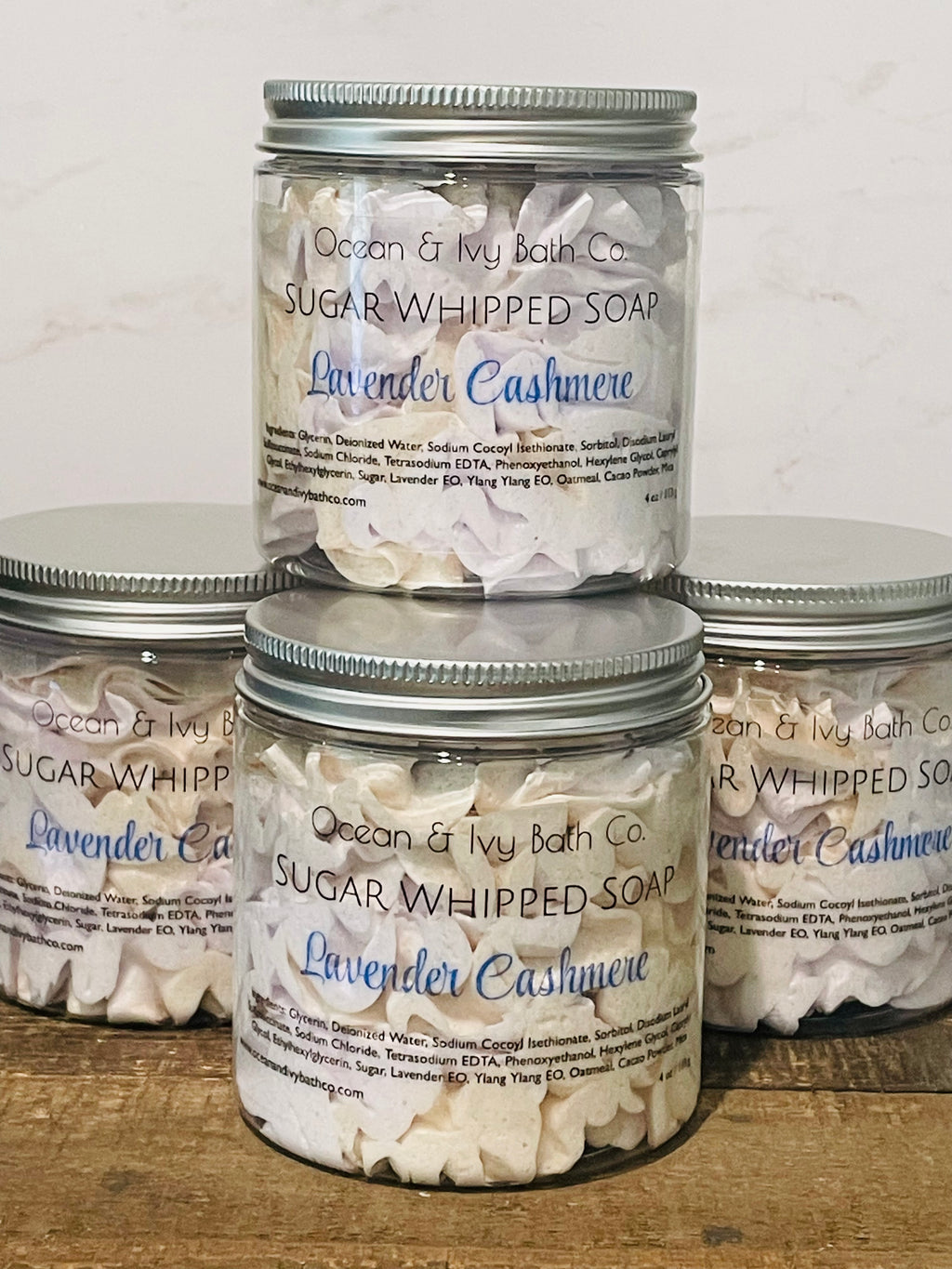 Lavender Cashmere Sugar Whipped Soap