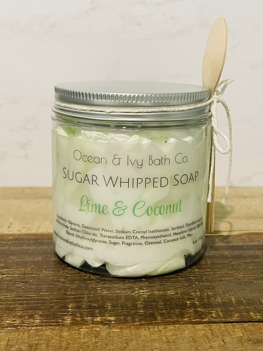 Lime & Coconut Sugar Whipped Soap