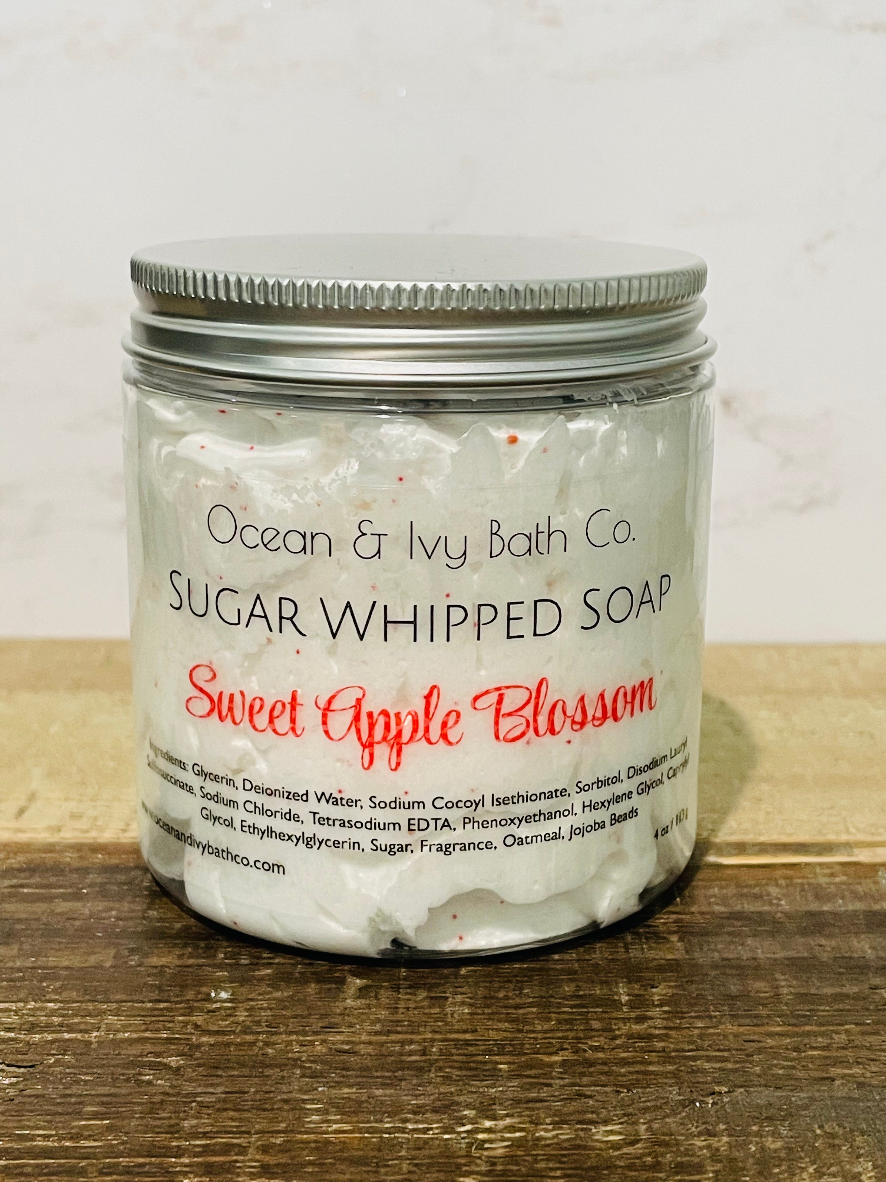 Sweet Apple Blossom Sugar Whipped Soap